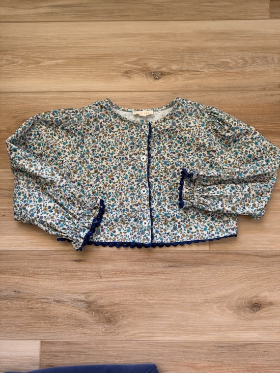 Louise Misha Other - Blue Floral Cropped Top - Kids